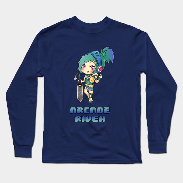 Arcade Riven Long Sleeve T-Shirt by uyuni